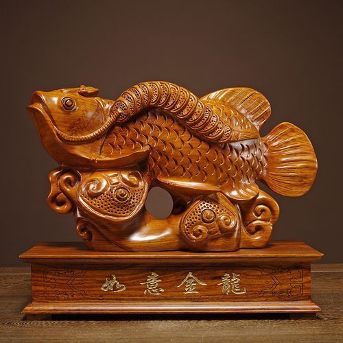 有哪些知名的木雕金龍魚品牌？ 有哪些知名的木雕金龍魚品牌？ 龍魚百科 第9張
