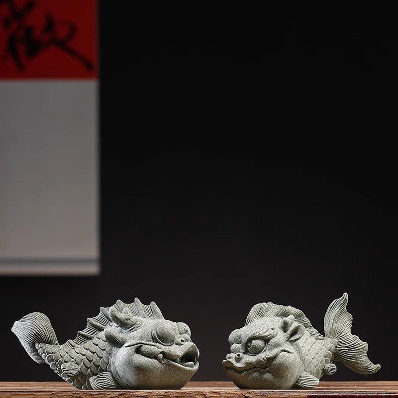 龍魚擺件圖片欣賞 龍魚擺件圖片欣賞 龍魚百科 第29張