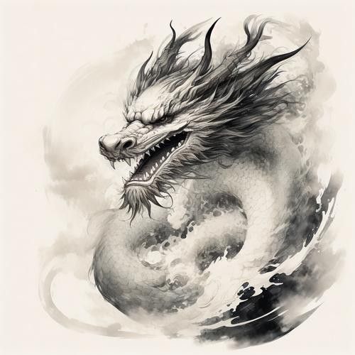 能給出一些黑色龍的圖片嗎？