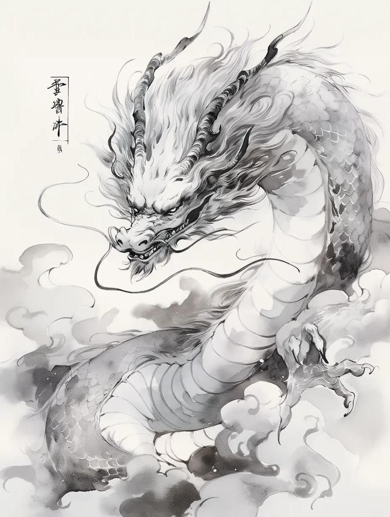 能給出一些黑色龍的圖片嗎？