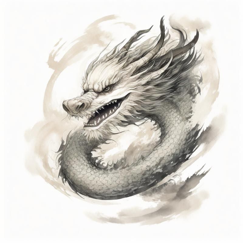 能給出一些黑色龍的圖片嗎？