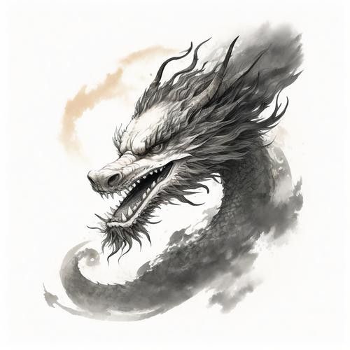 能給出一些黑色龍的圖片嗎？