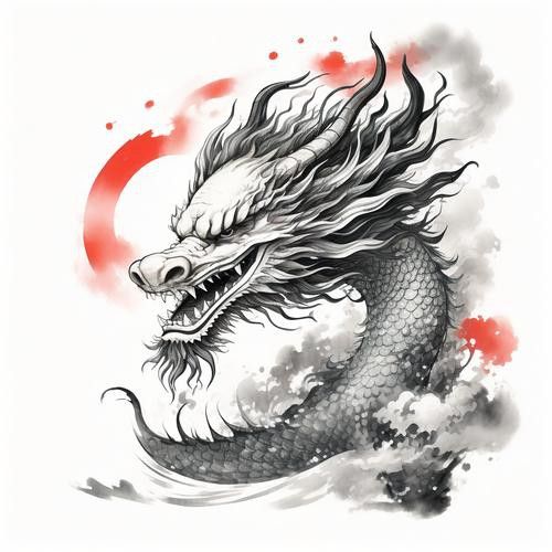 能給出一些黑色龍的圖片嗎？