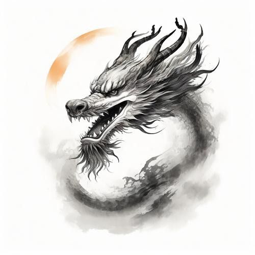 能給出一些黑色龍的圖片嗎？