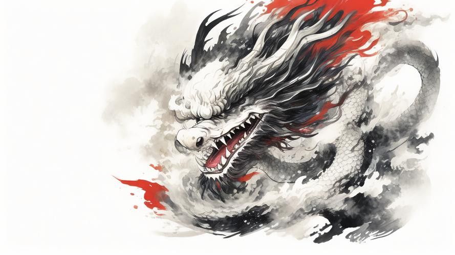能給出一些黑色龍的圖片嗎？
