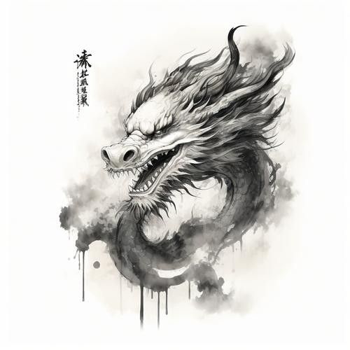 能給出一些黑色龍的圖片嗎？