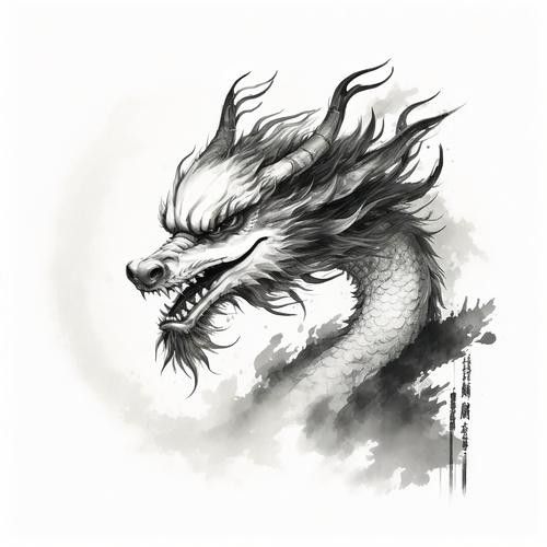 能給出一些黑色龍的圖片嗎？