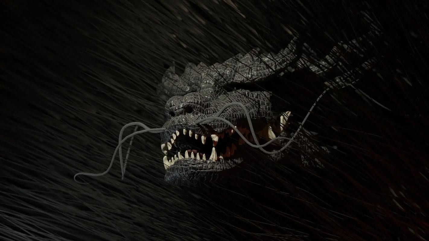 能給出一些黑色龍的圖片嗎？