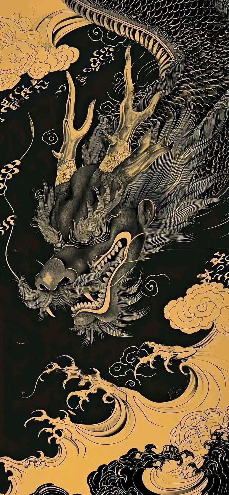 有沒有龍的壁紙模板？ 有沒有龍的壁紙模板？ 龍魚百科 第15張