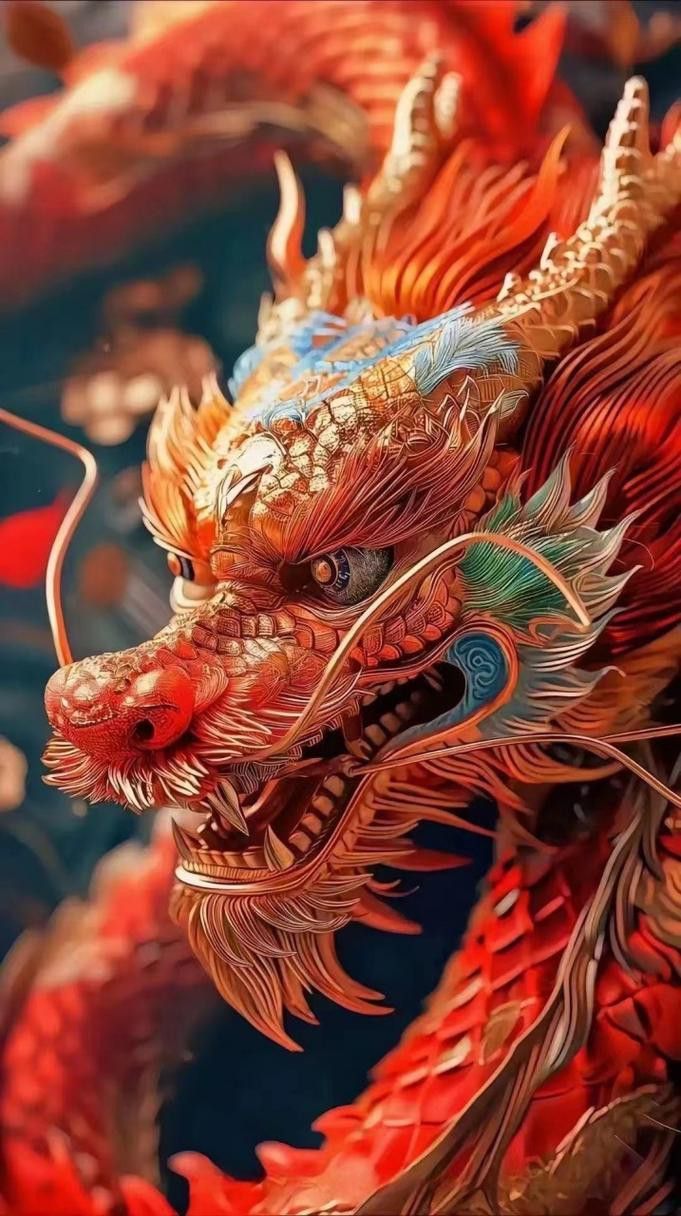 有沒有龍的壁紙模板？ 有沒有龍的壁紙模板？ 龍魚百科 第20張