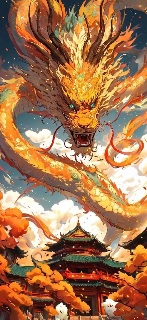 有沒有龍的壁紙模板？ 有沒有龍的壁紙模板？ 龍魚百科 第22張