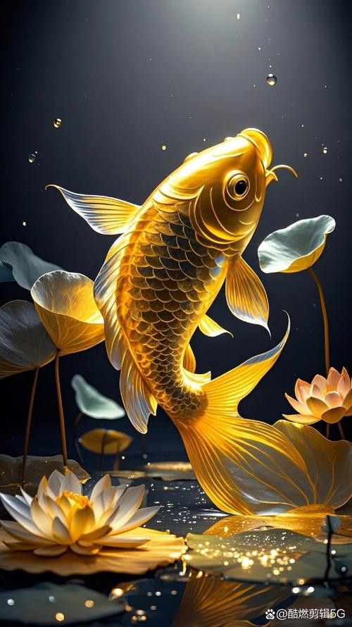 有沒有適合電腦桌面的紅金龍魚壁紙？