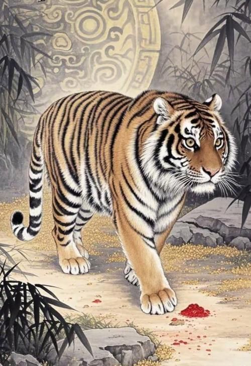 老虎最吉利的圖片