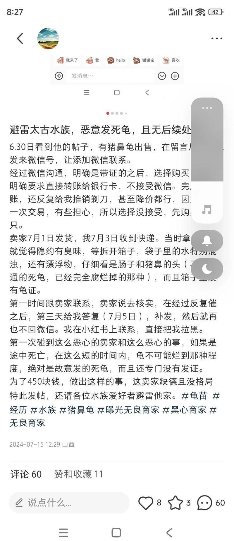 買豬鼻龜的10大忠告