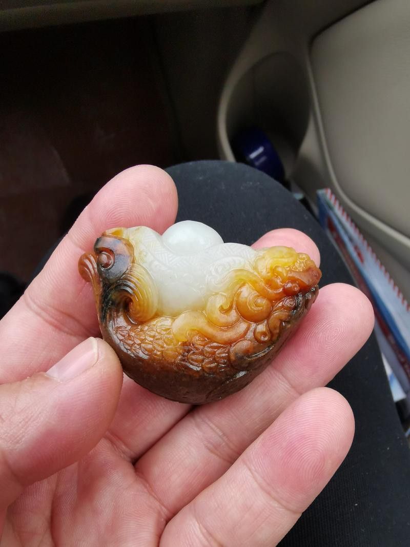 玉雕龍魚圖片擺件欣賞 玉雕龍魚圖片擺件欣賞 龍魚百科 第26張
