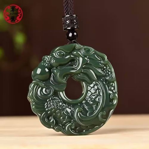 龍魚玉佩圖片