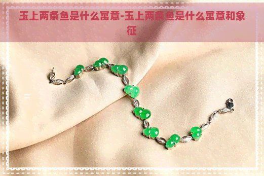 兩條魚所代表的寓意