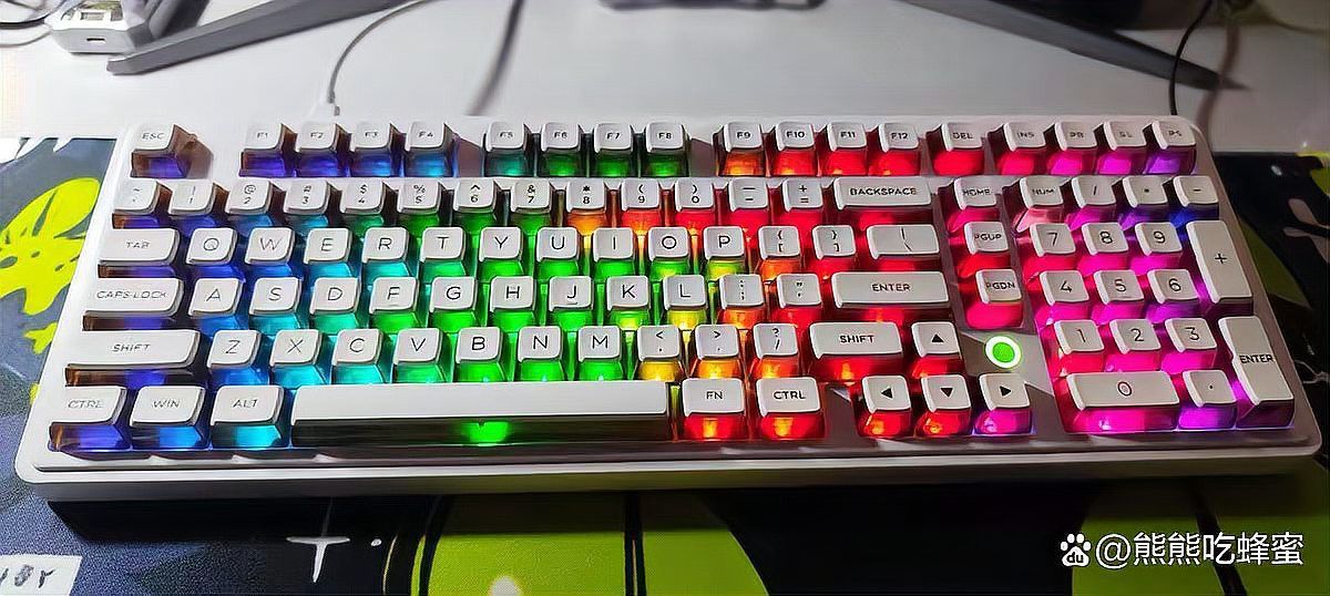 紅龍機械鍵盤有哪些預設燈光模式？
