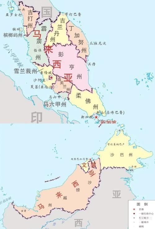 馬來西亞國家地圖