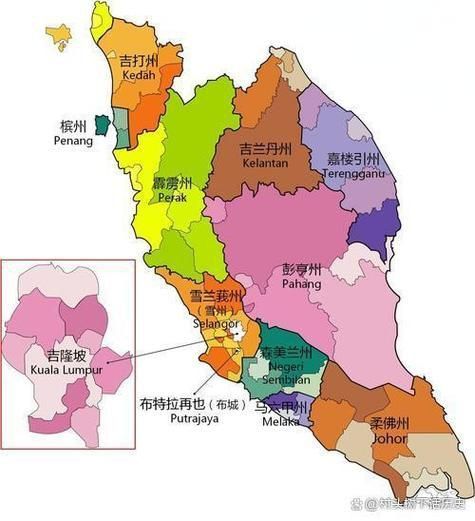 馬來西亞國家地圖