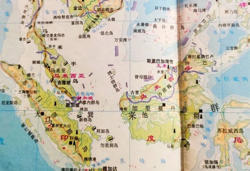 馬來西亞國家地圖