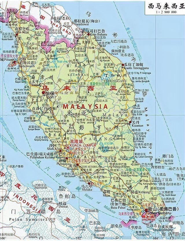 馬來西亞國家地圖