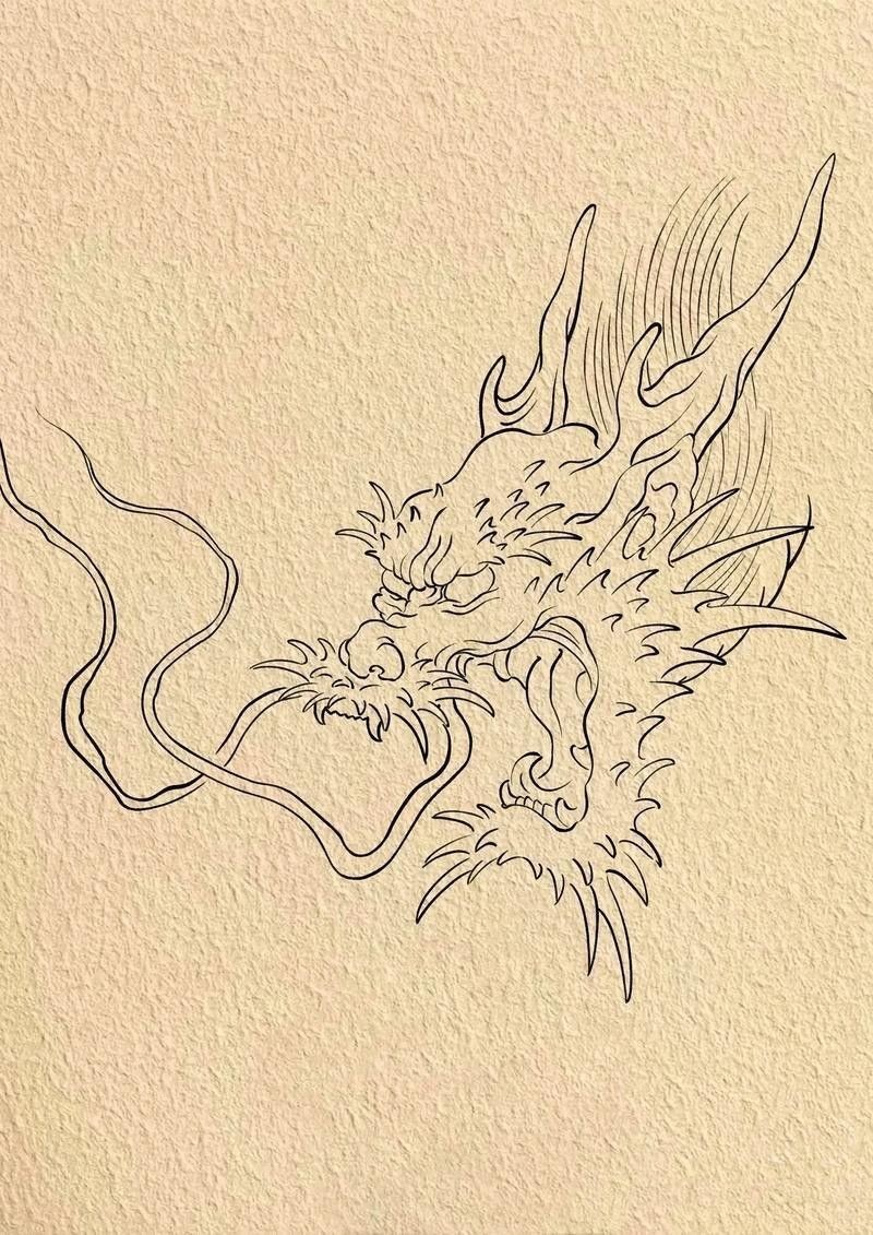龍頭朝右的畫作有哪些名家作品？