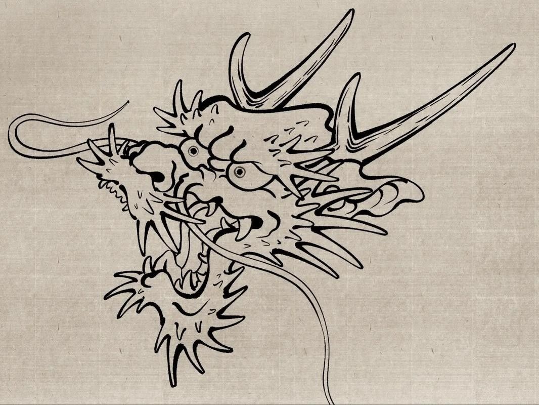 龍頭朝右的畫作有哪些名家作品？