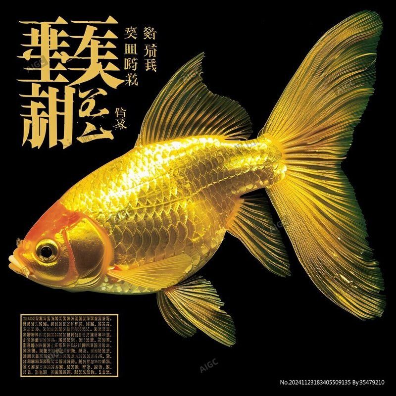 卡通金龍魚圖片