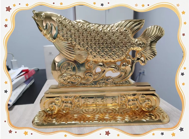 如何擺放招財金龍魚擺件才能招財？ 如何擺放招財金龍魚擺件才能招財？ 龍魚百科 第12張