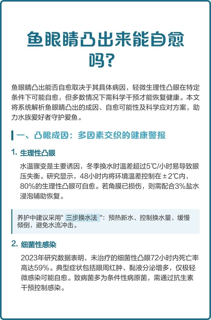 龍魚眼肉變白會自愈后復發嗎？