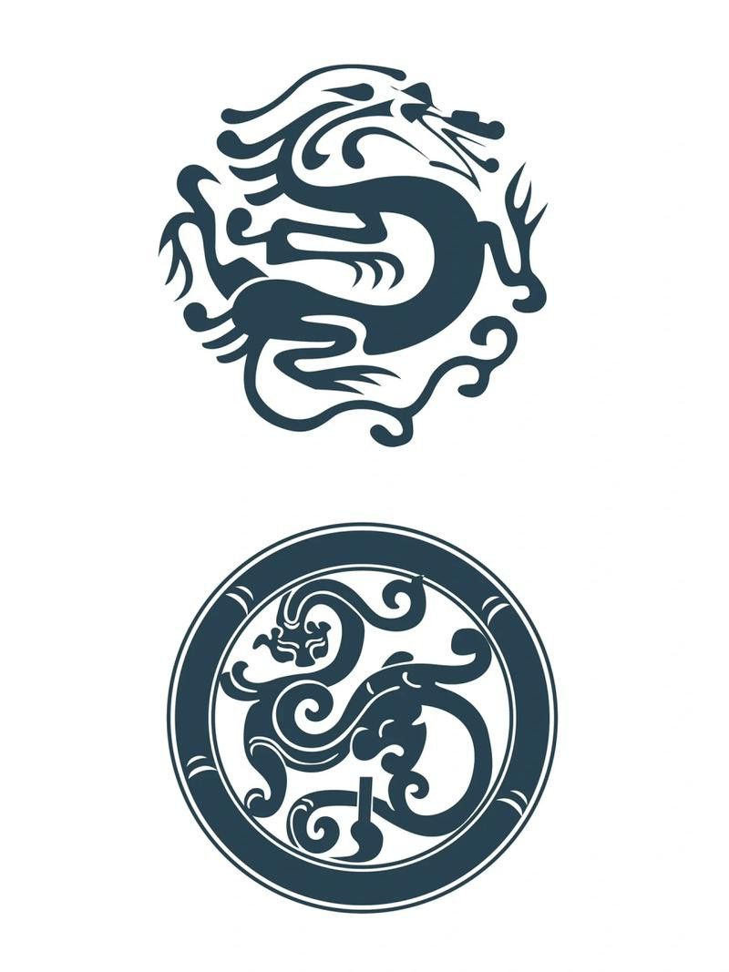 哪里可以找到龍圖騰矢量圖？ 哪里可以找到龍圖騰矢量圖？ 龍魚百科 第3張