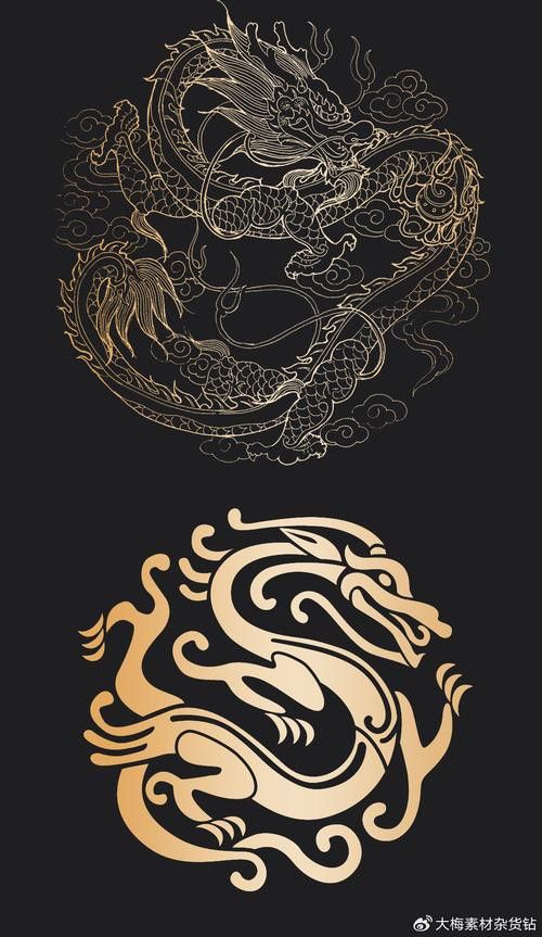 哪里可以找到龍圖騰矢量圖？ 哪里可以找到龍圖騰矢量圖？ 龍魚百科 第9張