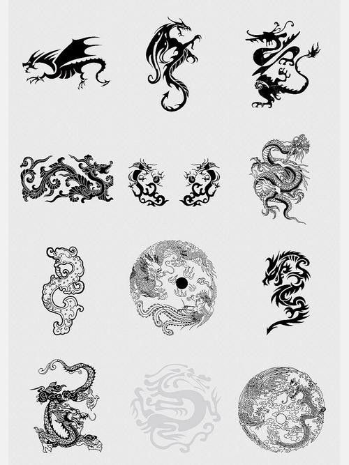 哪里可以找到龍圖騰矢量圖？ 哪里可以找到龍圖騰矢量圖？ 龍魚百科 第15張