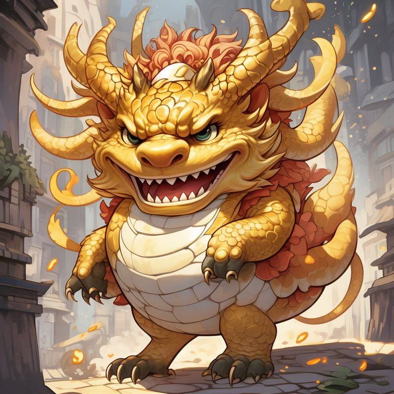 51miz圖庫有哪些招財龍插畫？ 51miz圖庫有哪些招財龍插畫？ 龍魚百科 第4張