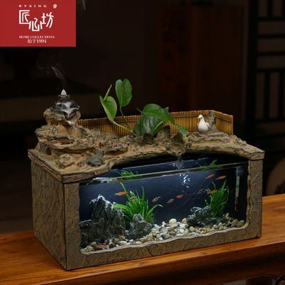 魚缸裝飾圖片大全圖解（魚缸裝飾圖片大全）