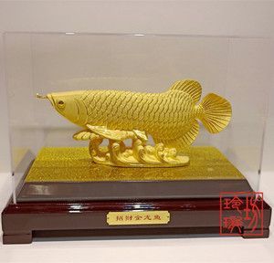 黃金金龍魚擺件值錢嗎（金色的玄關擺件什么值得買） 黃金金龍魚擺件值錢嗎（金色的玄關擺件什么值得買） 龍魚百科 第1張