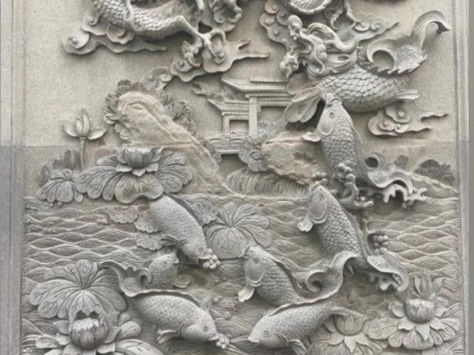 石雕龍魚圖片 石雕龍魚圖片 龍魚百科 第2張