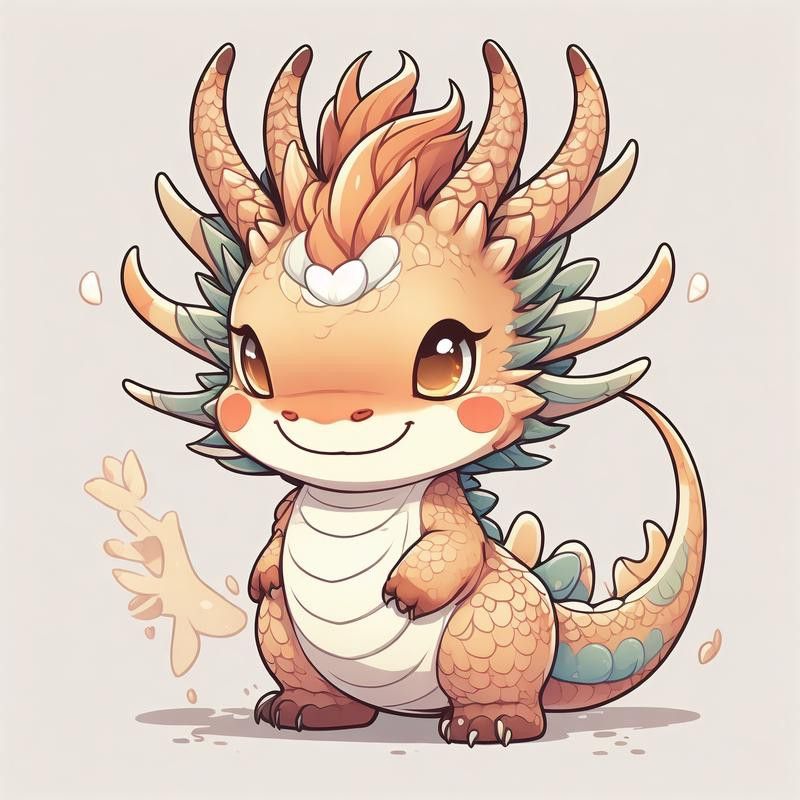 有沒有卡通版真龍圖片？