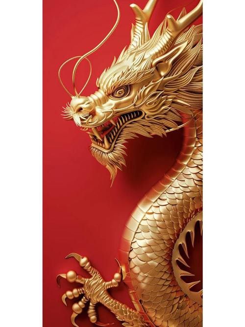有沒有更多簡潔風格的紅龍魚頭像？