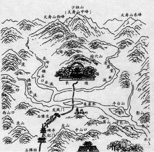 十三陵風水龍脈圖有哪些版本 十三陵風水龍脈圖有哪些版本 龍魚百科 第8張