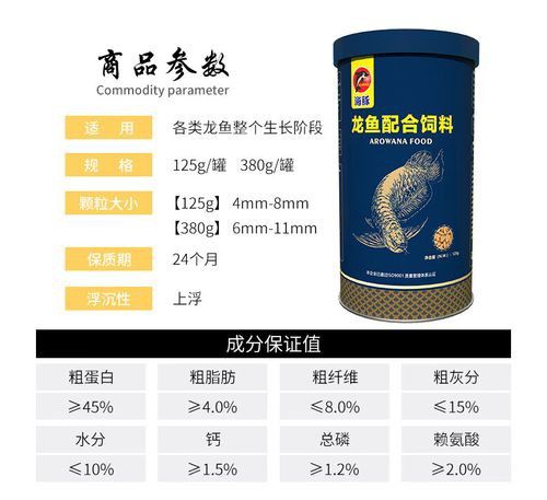 給我推薦一些過背金龍魚的增色飼料