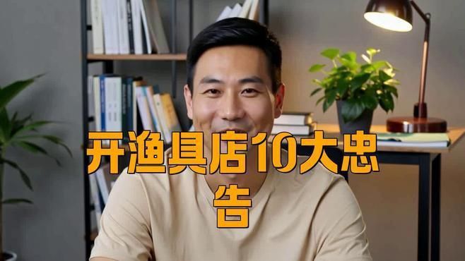 開漁具店10大忠告