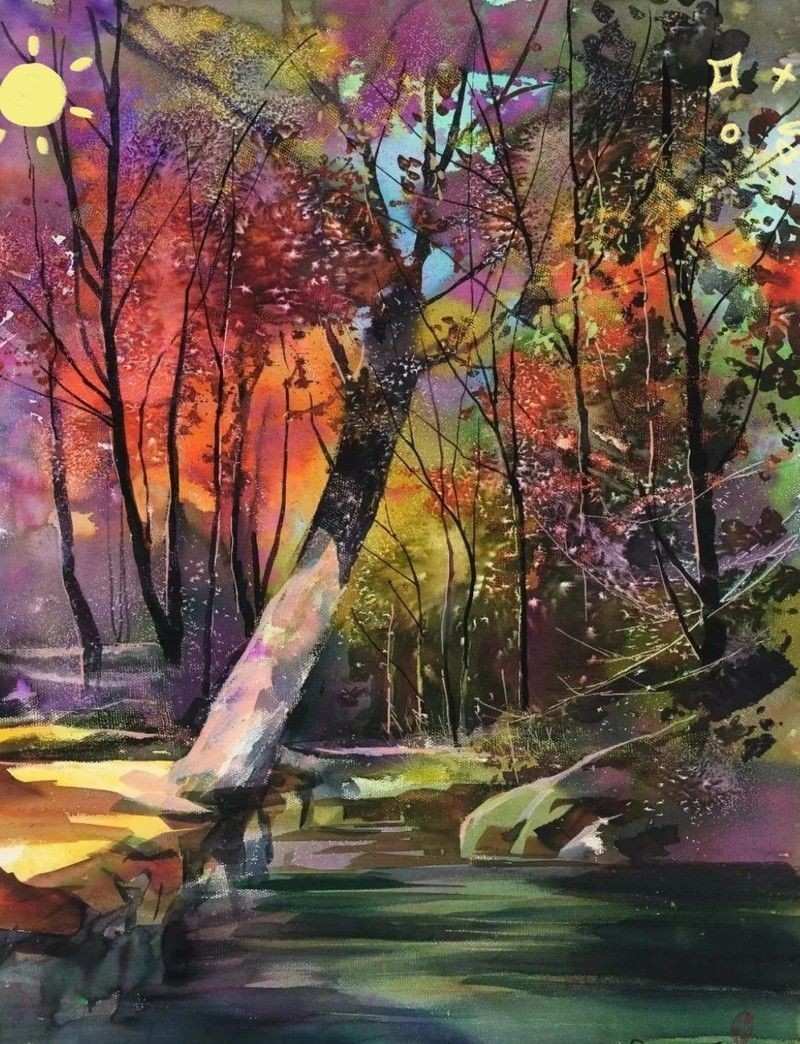 黃金龍的水彩畫風格有何特點？