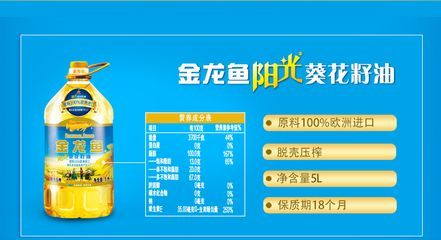 金龍魚葵花籽油成分表【金龍魚葵花籽油】