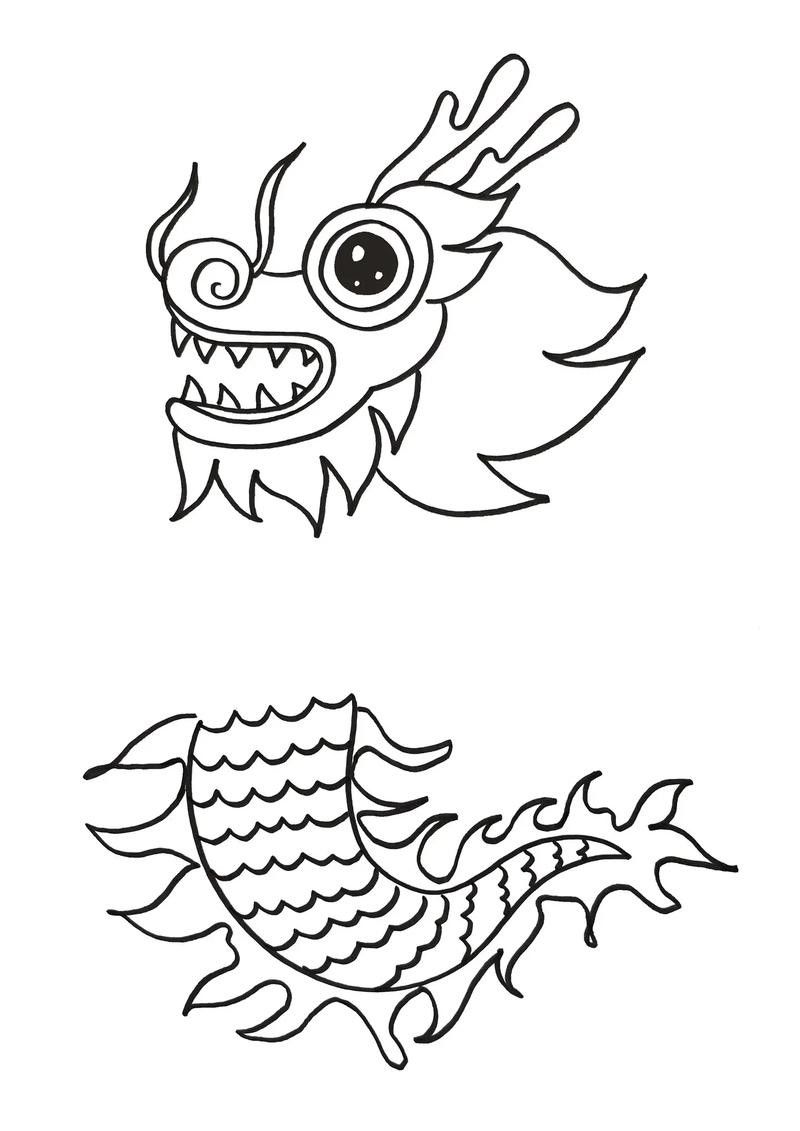 龍頭簡筆畫有哪些風格？