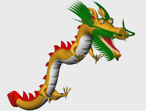 有沒有動態效果的霸氣龍圖？