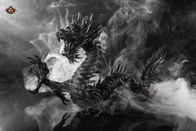 有沒有動態效果的霸氣龍圖？