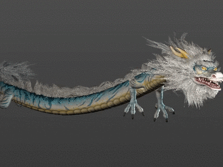 有沒有動態效果的霸氣龍圖？