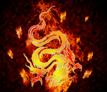 有沒有動態效果的霸氣龍圖？